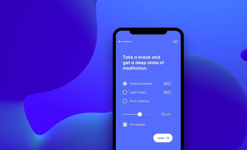 Remood — virtual reality app for meditation, creativity and focus