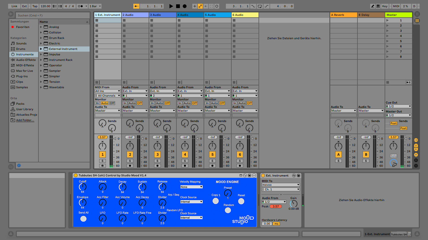Roland SH 101 with Tubbutec SH1oh1 — Control by Studio Mood