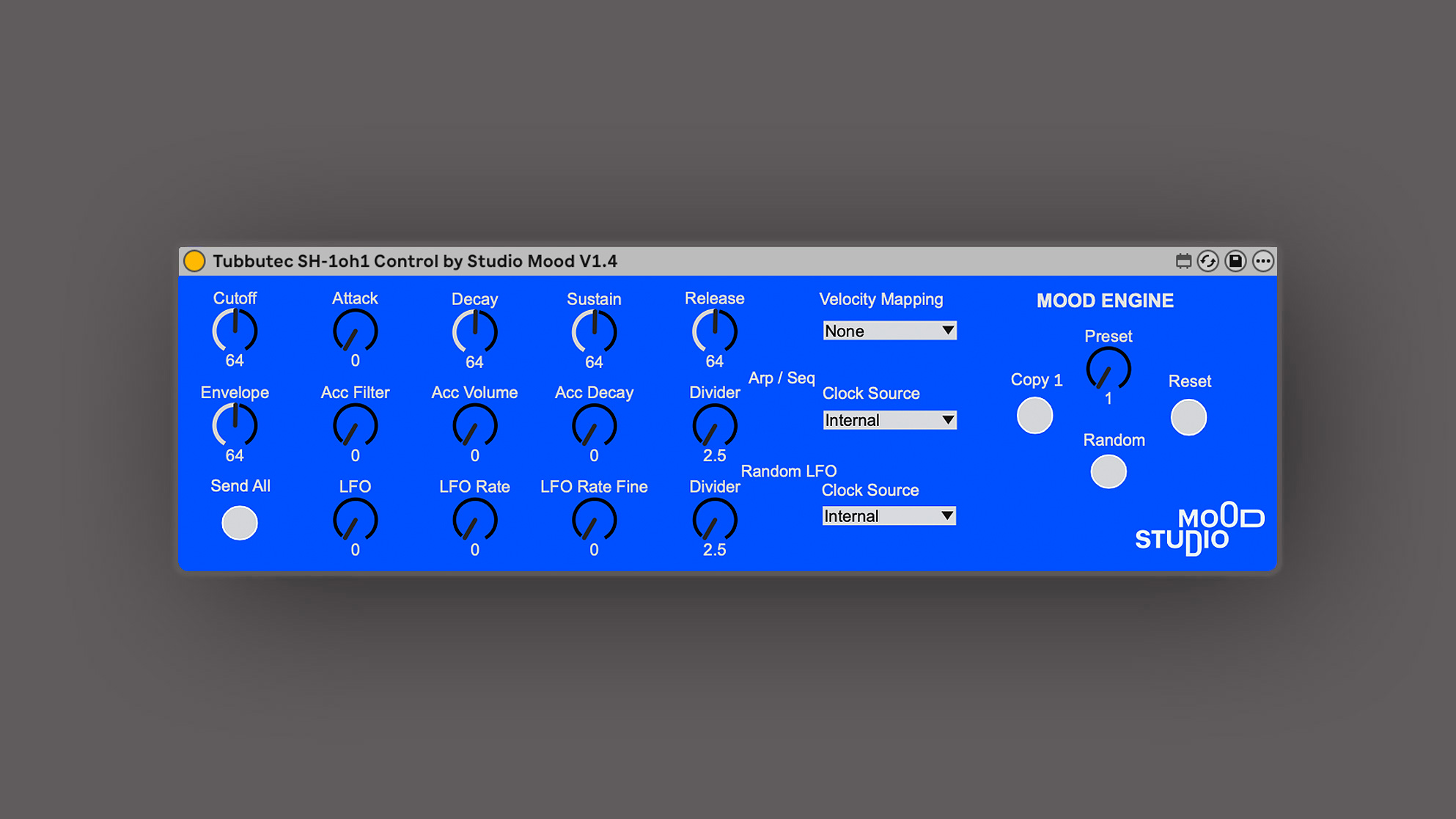 Roland SH 101 with Tubbutec SH1oh1 — Control by Studio Mood